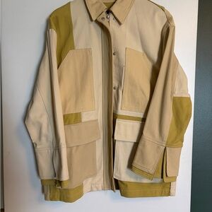 Zara Patch Utility Workwear Jacket
